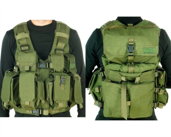 TV7711 Marom Dolphin Combatant Vest with Optional Hydration System Pouch 3