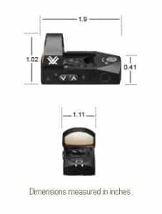 VMD-3103 Vortex Optics Venom Red Dot Top Load (3 MOA Dot) 7