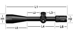 TCS-1503 Vortex Optics Golden Eagle® HD 15-60X52 ECR-1(MOA) Riflescope 14