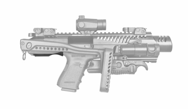Backplate 17/19 G2 FAB Defense K.P.O.S G2 21 compatibility conversion to K.P.O.S G2 17/19 2