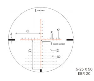 Vortex Optics PST-5258 Gen II 5-25x50 FFP Riflescope EBR-2C MRAD Reticle | 30mm Tube | Tactical Turrets 13