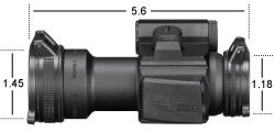 SF-RG-501 Vortex Optics StrikeFire II Red Dot (4 MOA) Lower 1/3 CO-Witness Cantilever 6