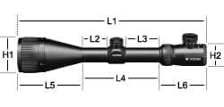 CF2-31049 Vortex Optics Crossfire II 3-12X56 AO HOG Hunter Riflescope (MOA) - slightly used 56