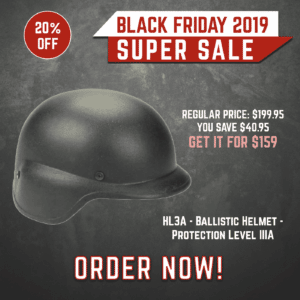 Black Friday 2019 ZFI - HL3A - Ballistic Helmet - Protection Level IIIA (ZFI) 3