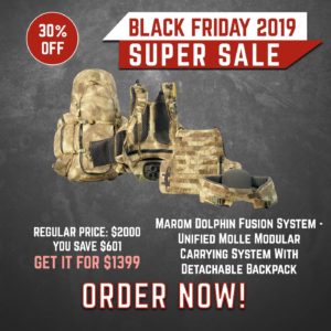 Black Friday 2019 ZFI - Marom Dolphin Fusion System - Unified Molle Modular Carrying System With Detachable Backpack (ZFI) 3