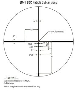 RZR-16003 Vortex Optics Razor HD Gen 2 1-6x24 Riflescope with JM-1 BDC Reticle 8