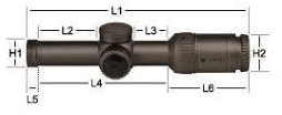 RZR-16003 Vortex Optics Razor HD Gen 2 1-6x24 Riflescope with JM-1 BDC Reticle 7