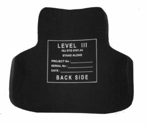 Rabintex Full Face Plates - SAPI MUlTI HIT Front and Back Curved Plates for Bullet Proof Vest - Level III (3) Protection