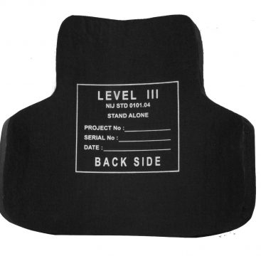 Rabintex Full Face Plates - SAPI MUlTI HIT Front and Back Curved Plates for Bullet Proof Vest - Level III (3) Protection 1