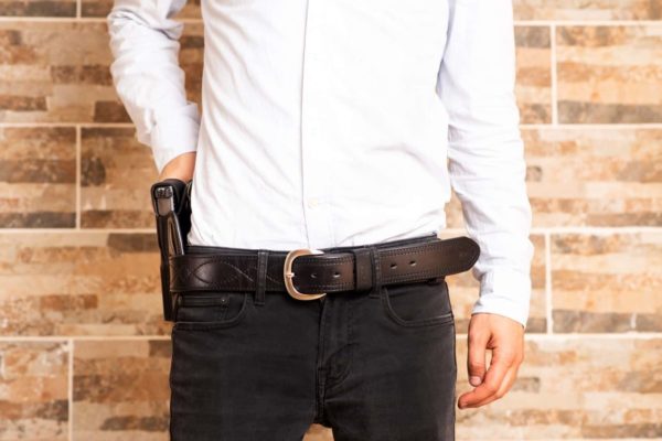 KIRO Reholster Gen 2 OWB Double Leather with Reinforced Opening Holster 9