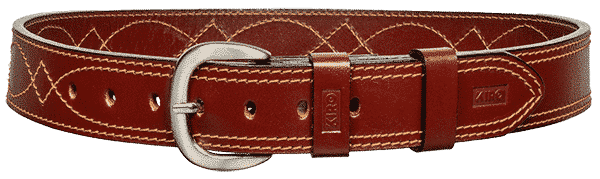 KIRO MOAB DS Premium Heavy Duty Dress Stitched Handmade Leather Belt for Gun Carry 1