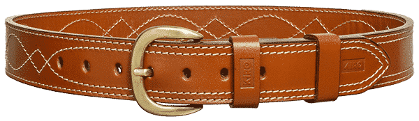 KIRO MOAB DS Premium Heavy Duty Dress Stitched Handmade Leather Belt for Gun Carry 3
