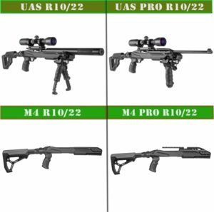 Fab Defense 10/22 Stock Best Pro Ruger Conversion Kit with Folding Stock & Lower, Side and Upper Picatinny Rails