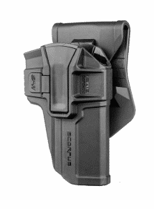Clearance Sale! M1 SCORPUS FAB Defense Level 1 Holster for 1911 Pistols (Paddle+Belt), Black, Right Hand