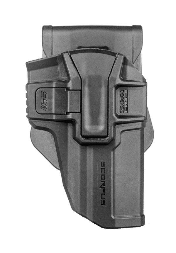 Clearance Sale! M1 SCORPUS FAB Defense Level 1 Holster for 1911 Pistols (Paddle+Belt), Black, Right Hand 2