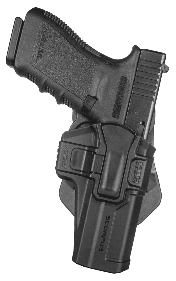 M1 SCORPUS FAB Defense Glock-43 (Single Stack 9mm) Level 1 Holster (Paddle+Belt) 2