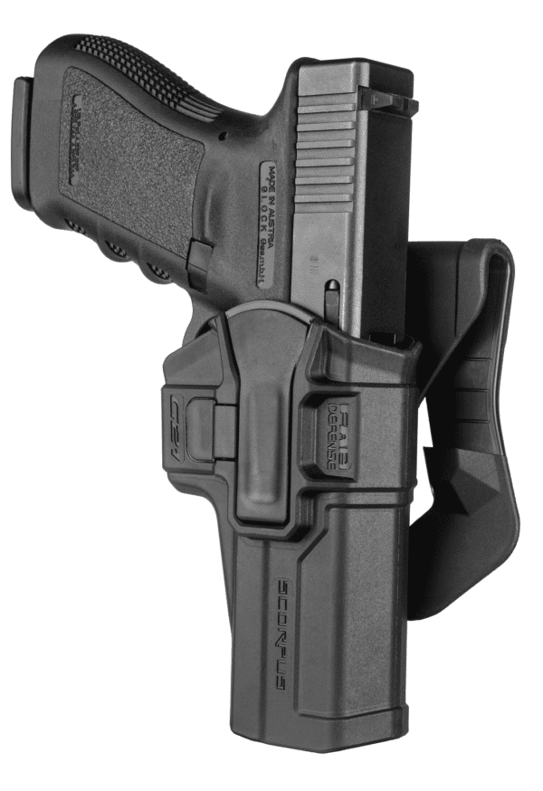 Clearance Sale! - M1 SCORPUS FAB Defense Glock 20, 21, 29, 30 Level 1 Holster (Paddle+Belt) 1