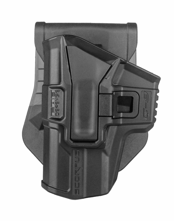 M1/MX G-9R SCORPUS FAB Defense Glock 9mm Level 2 Holster (Paddle+Belt) 4