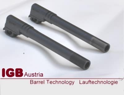 IGB Austria Custom Barrel for SIG P210/5 - 9x19 & 9x21 Caliber with Thread and Slot 2