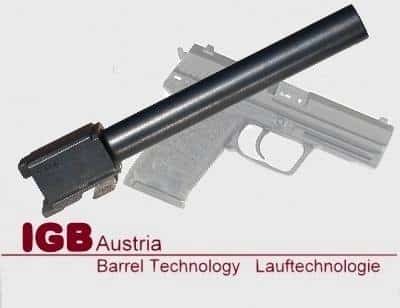 IGB Austria custom barrel for HK USP - .40S&W, 9x19, 9x21 & .357Sig 3