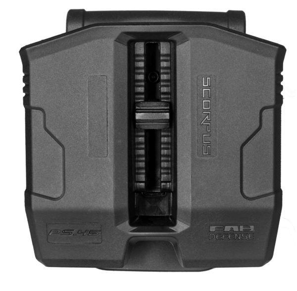 Clearance Sale! - Fab Defense Double Magazine Pouch for .45 Double-Stack Steel Magazines (Paddle+Belt) - PS.45 4