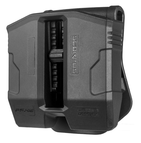 Clearance Sale! - Fab Defense Double Magazine Pouch for .45 Double-Stack Steel Magazines (Paddle+Belt) - PS.45 3