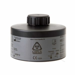 CBRN Gas Mask Filter - Protects Against CBRN Agents, Industrial Toxic Gases and More (MIRA Safety NBC-77)