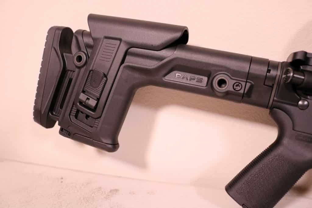 Written & Video Review: The New Fab Defense RAPS - Rapid Adjustable Precision Stock With Integrated Cheek Rest And Adjustable Length Of Pull 4