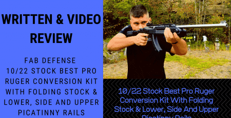 Written & Video Reivew 1022 Stock Best Pro Ruger Conversion Kit With Folding Stock & Lower, Side And Upper Picatinny Rails