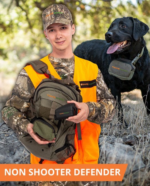 SAFESHOOT Defender Hunting Friendly Fire Prevention & Dog Safety Solution - NEW 2020 Technology 1