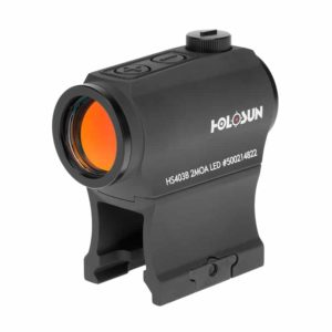 Holosun HS403B Red Dot / Circle Dot Reflex Sight With Shake Awake - easy to install and operate