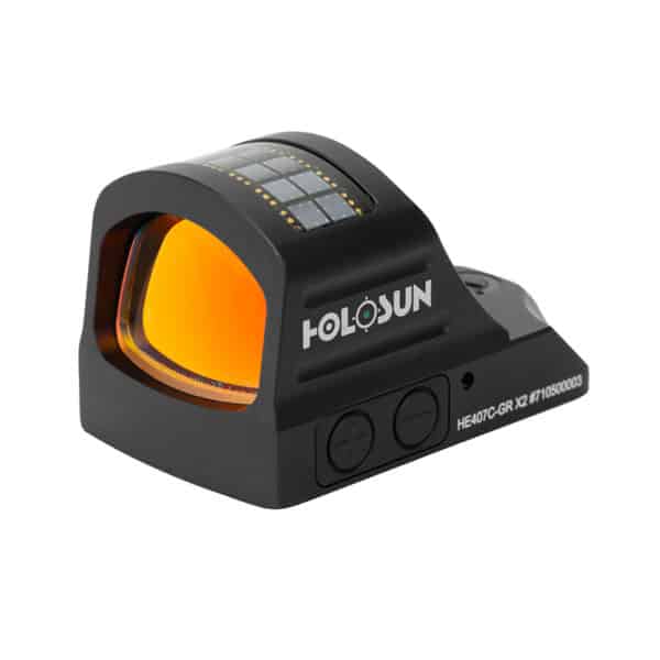 Holosun HE407C-GR X2 Green Dot / Circle Dot Reflex Sight With Solar Panel 4