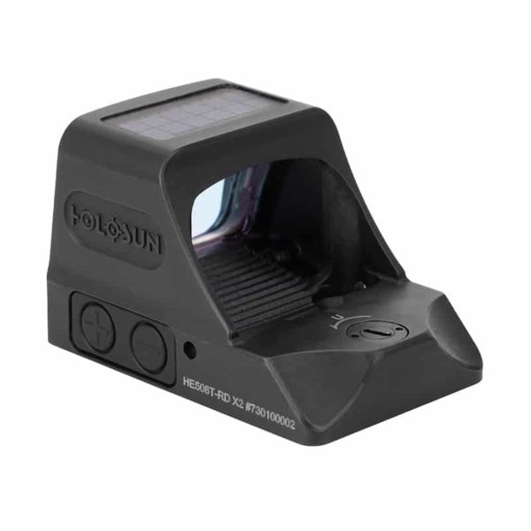 Holosun HE508T-RD X2 Red Dot / Circle Dot Reflex Sight With Solar Panel and Titanium 4