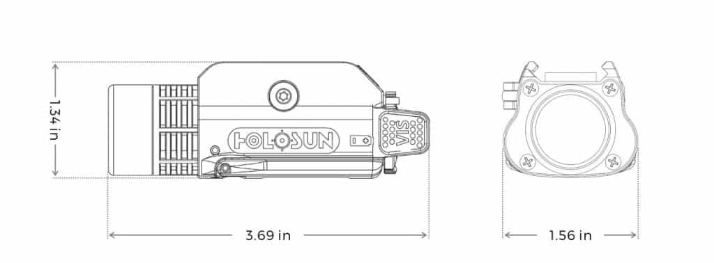 Holosun LP600 Flashlight 9
