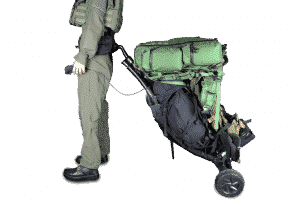 Marom Dolphin Wild Goose - A Personal Tactical, Military, Hunting, Hiking & Game Carrier Hauler with Wheels