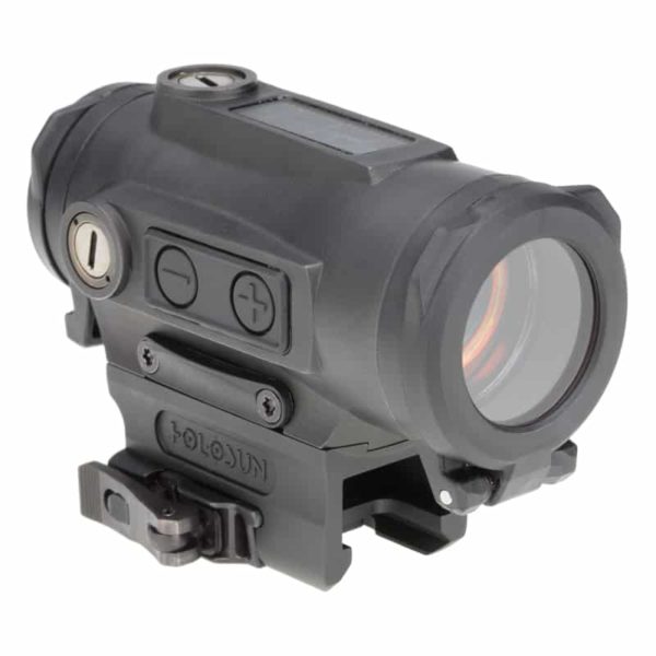 Holosun HE530C-RD Red Dot / Circle Dot Tube Sight With Solar and Titanium 2