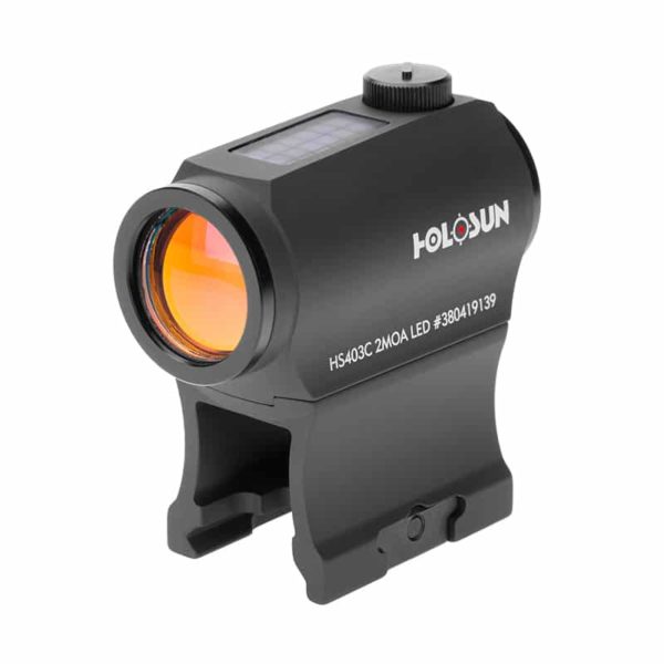 Holosun HS403C Red Dot / Circle Dot Micro Sight With Solar Panel and Shake Awake 1