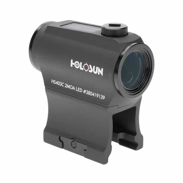 Holosun HS403C Red Dot / Circle Dot Micro Sight With Solar Panel and Shake Awake 5