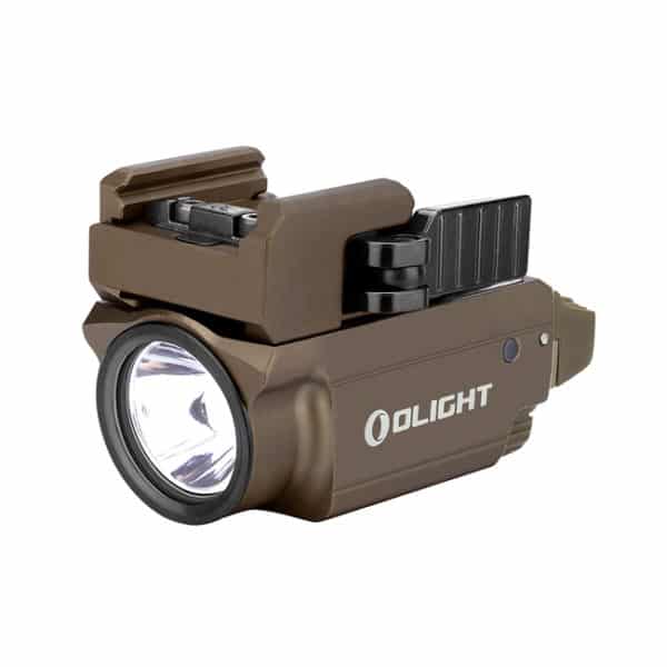 Olight Baldr Mini Flashlight with Adjustable Sliding Rail, Lithium Polymer Battery, White Light & Green Beam 10
