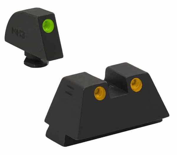 Meprolight Tru-Dot Self-Illuminated Night Sight for Glock 42/43, 10MM/45ACP, 9/357SIG/40/45GAP & G26, G27 13
