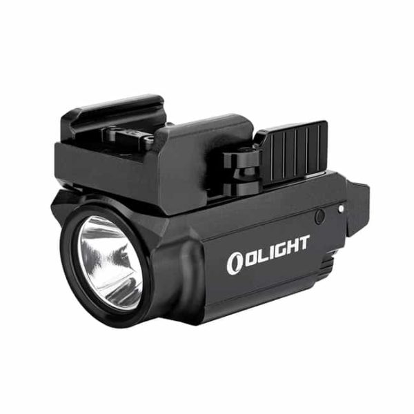 Olight Baldr Mini Flashlight with Adjustable Sliding Rail, Lithium Polymer Battery, White Light & Green Beam 1