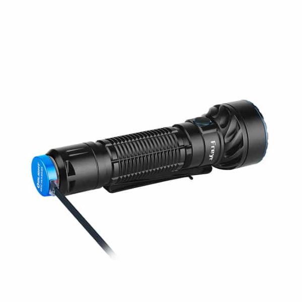 Olight Freyr Dual-Switch Flashlight with White & RGB Lights, Powered by Rechargeable Lithium-Ion Battery 2