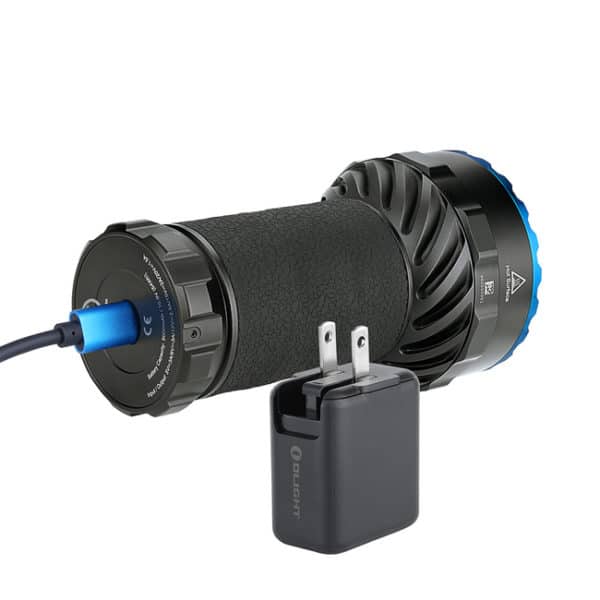 Olight Marauder 2 USB-C charging Flashlight with 12 LEDs circle & large LED in center Creating Max 14,000-lumens 5