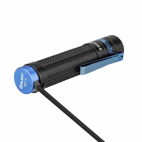 Olight S2R Baton II Flashlight with Indicator Glowing in Green, Yellow & Red, Max Output of 1,150 Lumens and Magnetic Charging 9
