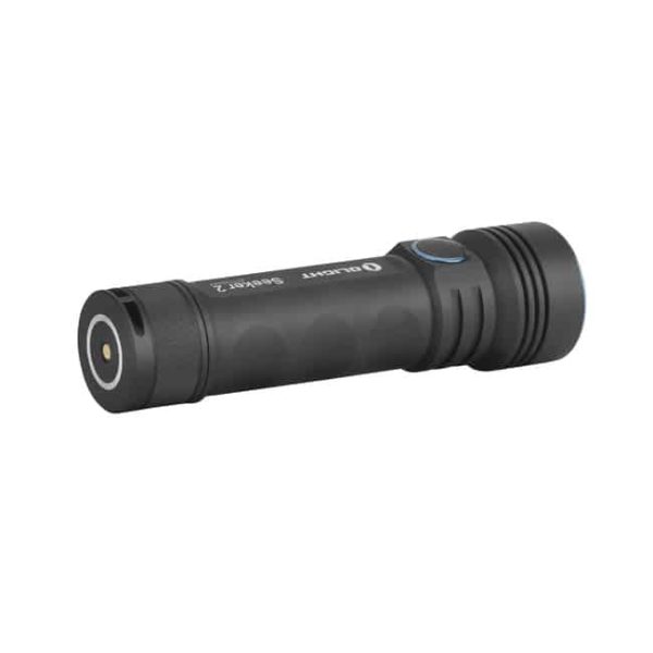 Olight Seeker 2 Flashlight with Rechargeable Battery, Magnetic USB ChargeBase (Max Output of 3,000 Lumens) 3