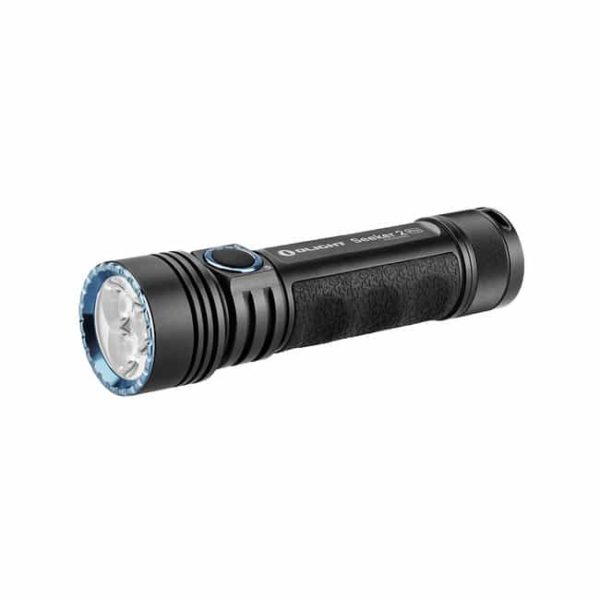 Olight Seeker 2 Pro Flashlight with Rechargeable Battery & Magnetic USB Charge Base (Max Output of 3,200 Lumens) 1