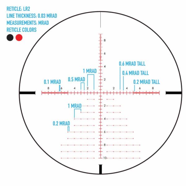 Sightmark Citadel 3-18x50 LR1/LR2/MR2 Riflescope 4