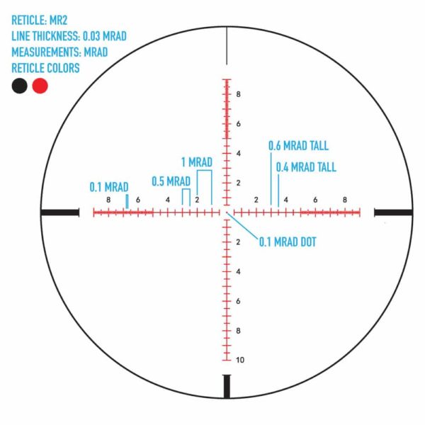 Sightmark Citadel 3-18x50 LR1/LR2/MR2 Riflescope 5