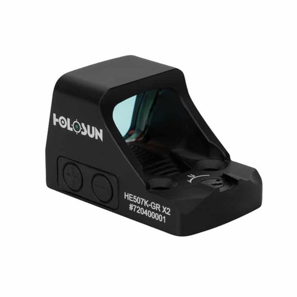 Holosun HE507K-GR X2 Green Dot Miniature Reflex Sight With Solar Panel 7