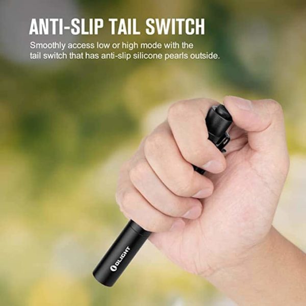 Olight I3T Plus 250 Lumens EDC Pocket Slim Flashlight with 2xAAA Batteries and a PMMA Optic Lens 4